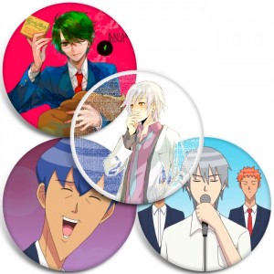 Значки Gakuen Handsome