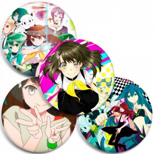 Значки Gatchaman Crowds