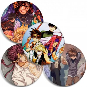 Значки Gensoumaden Saiyuuki