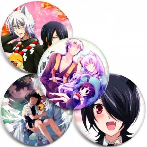 Значки Gugure! Kokkuri-san