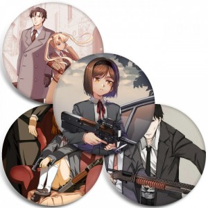 Значки Gunslinger Girl