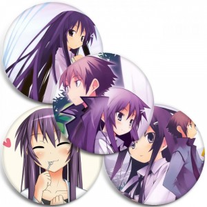 Значки Hanbun no Tsuki ga Noboru Sora