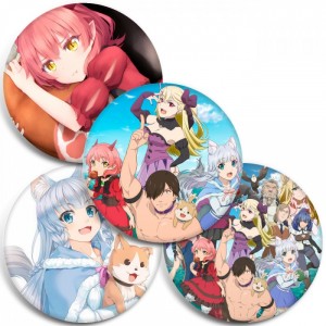 Значки Hataage! Kemono Michi