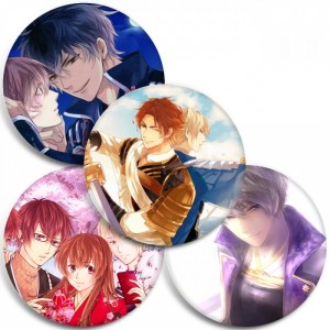 Значки Ikemen Sengoku: Toki wo Kakeru ga Koi wa Hajimaranai