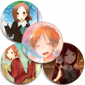 Значки Isshuukan Friends.