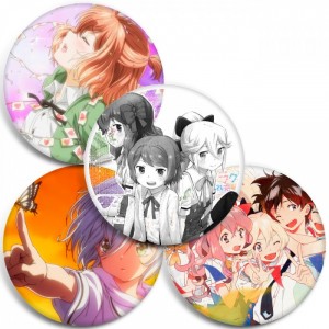 Значки Kanojo ga Flag wo Oraretara