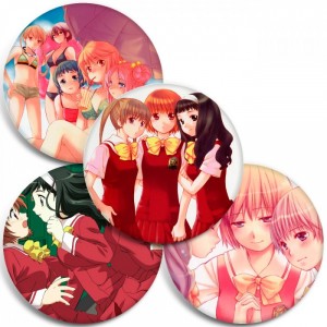 Значки Kashimashi: Girl Meets Girl