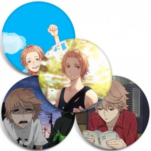 Значки Kaze ga Tsuyoku Fuiteiru