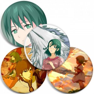 Значки Kemono no Souja Erin