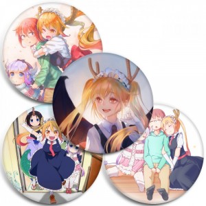 Значки Kobayashi-san Chi no Maid Dragon