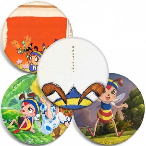 Значки Konchuu Monogatari Minashigo Hutch