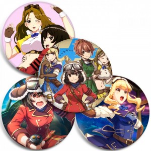 Значки Kouya no Kotobuki Hikoutai