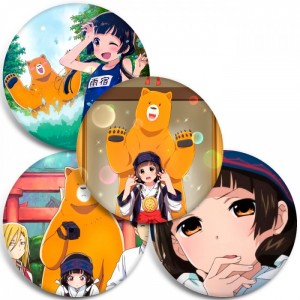 Значки Kuma Miko