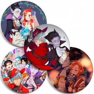 Значки Kyuuketsuki Sugu Shinu