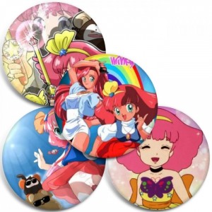 Значки Mahou no Princess Minky Momo: Yume wo Dakishimete