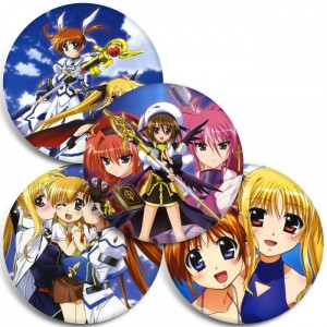 Значки Mahou Shoujo Lyrical Nanoha