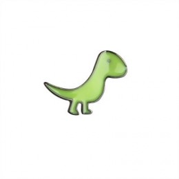 Металлический значок динозавр