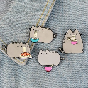 Металлические значки кошка Pusheen