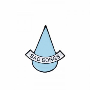 Металлический значок Sad songs