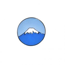 Металлический значок Гора Фудзи