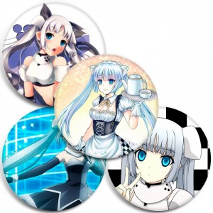 Значки Miss monochrome