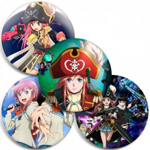 Значки Mouretsu Pirates