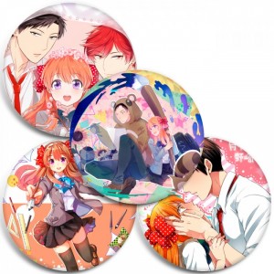 Значки Gekkan Shoujo Nozaki-kun