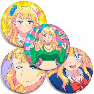 Значки Oshiete! Galko-chan