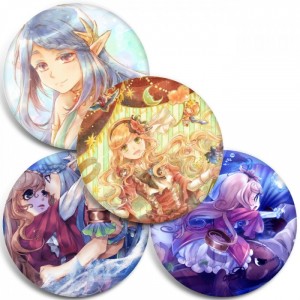 Значки Oyayubi Hime Monogatari