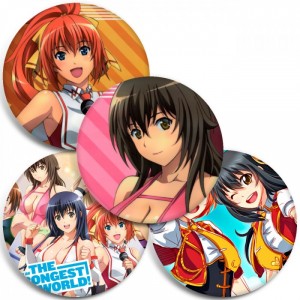 Значки Sekai de Ichiban Tsuyoku Naritai!