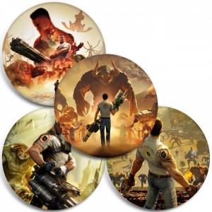 Значки Serious Sam