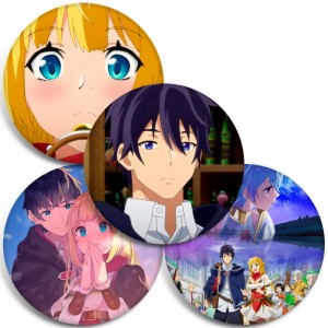 Значки Shin no Nakama ja Nai to Yuusha no Party wo Oidasareta node; Henkyou de Slow Life suru Koto ni Shima