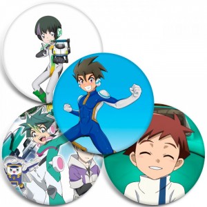 Значки Shinkansen Henkei Robo Shinkalion The Animation