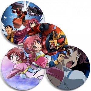 Значки Shinkon Gattai Godannar!!