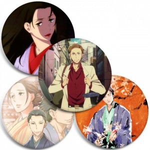 Значки Shouwa Genroku Rakugo Shinjuu