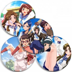 Значки Taishou Yakyuu Musume.