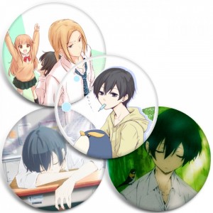 Значки Tanaka-kun wa Itsumo Kedaruge