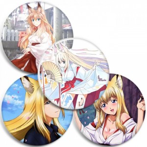 Значки Wagaya no Oinari-sama.