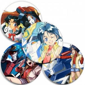 Значки Yuusha Keisatsu J-Decker