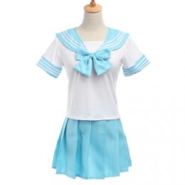 Японская школьная форма Sailor Fuku голубая