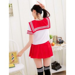 Японская школьная форма Sailor Fuku красная