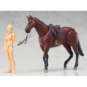 Лимитированная эксклюзивная фигурка Figma — Figma Plus — Horse — Chestnut