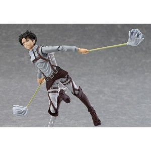 Лимитированная эксклюзивная фигурка Figma — Shingeki no Kyojin — Levi — Cleaning ver.