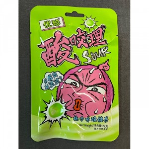 Кислые леденцы Ujane sour candies plum flavor со вкусом сливы, 22 г