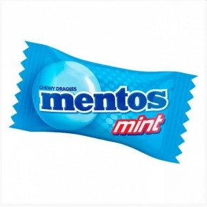 Жевательные конфеты Mentos Mint с мятным вкусом 2.7 г