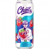 На­пи­ток без­ал­ко­голь­ный Chiilz Чилз Анимейшен Клубника-йогурт 0.45 л