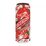 Энергетический напиток HQD Energy Strawberry Cream By Scally Milano со вкусом клубники со сливками 450 мл