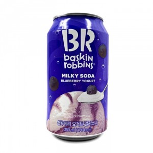 Газированный напиток Baskin Robbins Blueberry Yogurt со вкусом черничного йогурта 350 мл