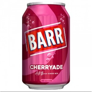 Сильногазированный напиток BARR Cherryade No Sugar со вкусом вишни (без сахара), 330 мл
