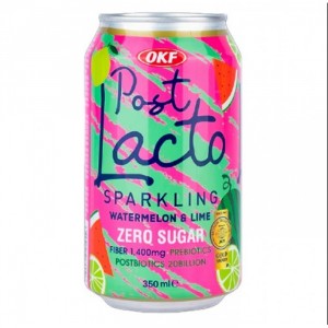 Газированный напиток OKF Post Lacto Watermelon Lime zero sugar (без сахара), 350 мл